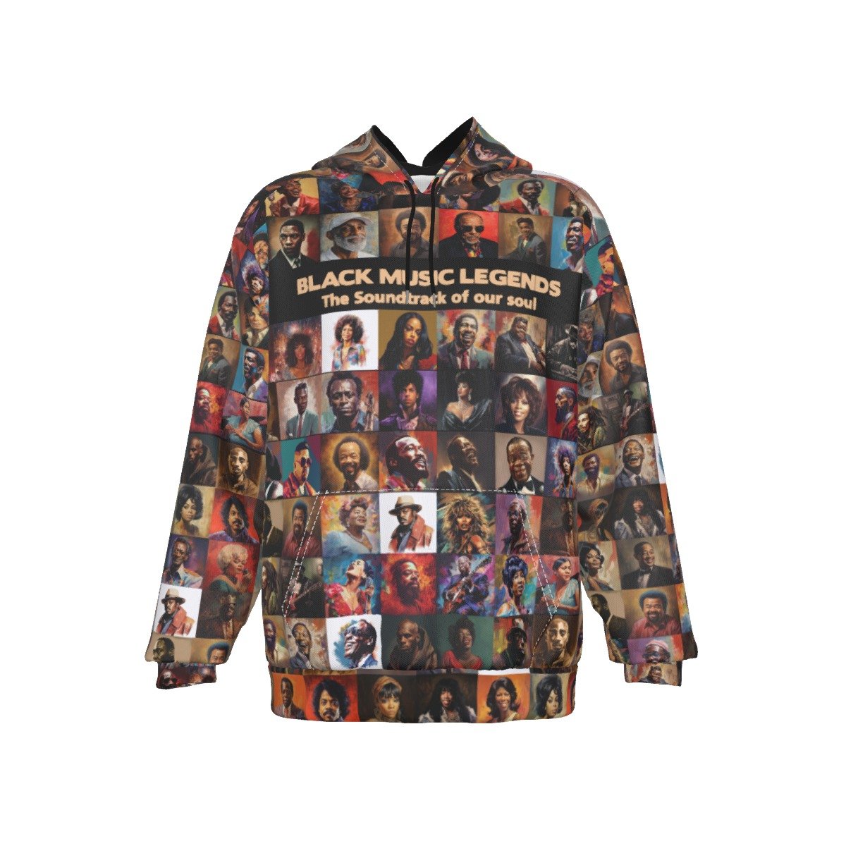 Black Music Legend Raglan Hoodie
