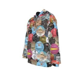 Throwback Collage Heavy Fleece Raglan Hoodie - Image 4