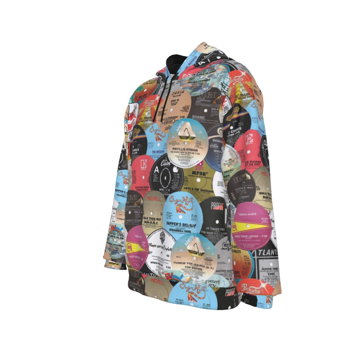 Throwback Collage Heavy Fleece Raglan Hoodie - Image 4