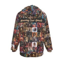 Alternative view of Black Music Legend Raglan Hoodie