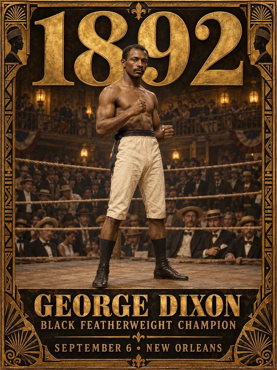 1892 — George Dixon's victory leads to a color ban in New Orleans boxing