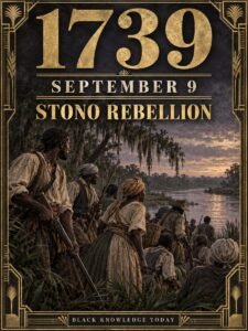 1739 — The Stono Rebellion rises in South Carolina