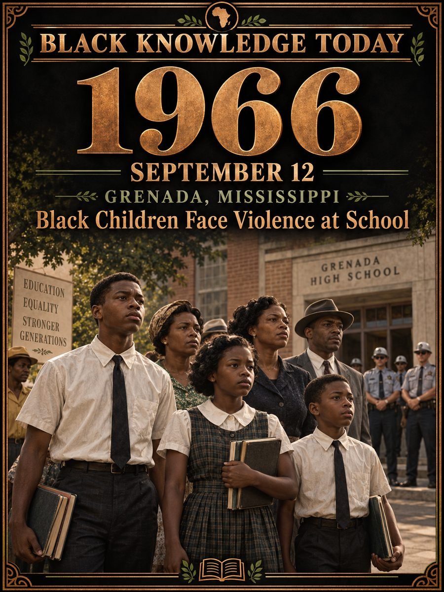 1966 — White mobs attack Black children in Grenada, Mississippi