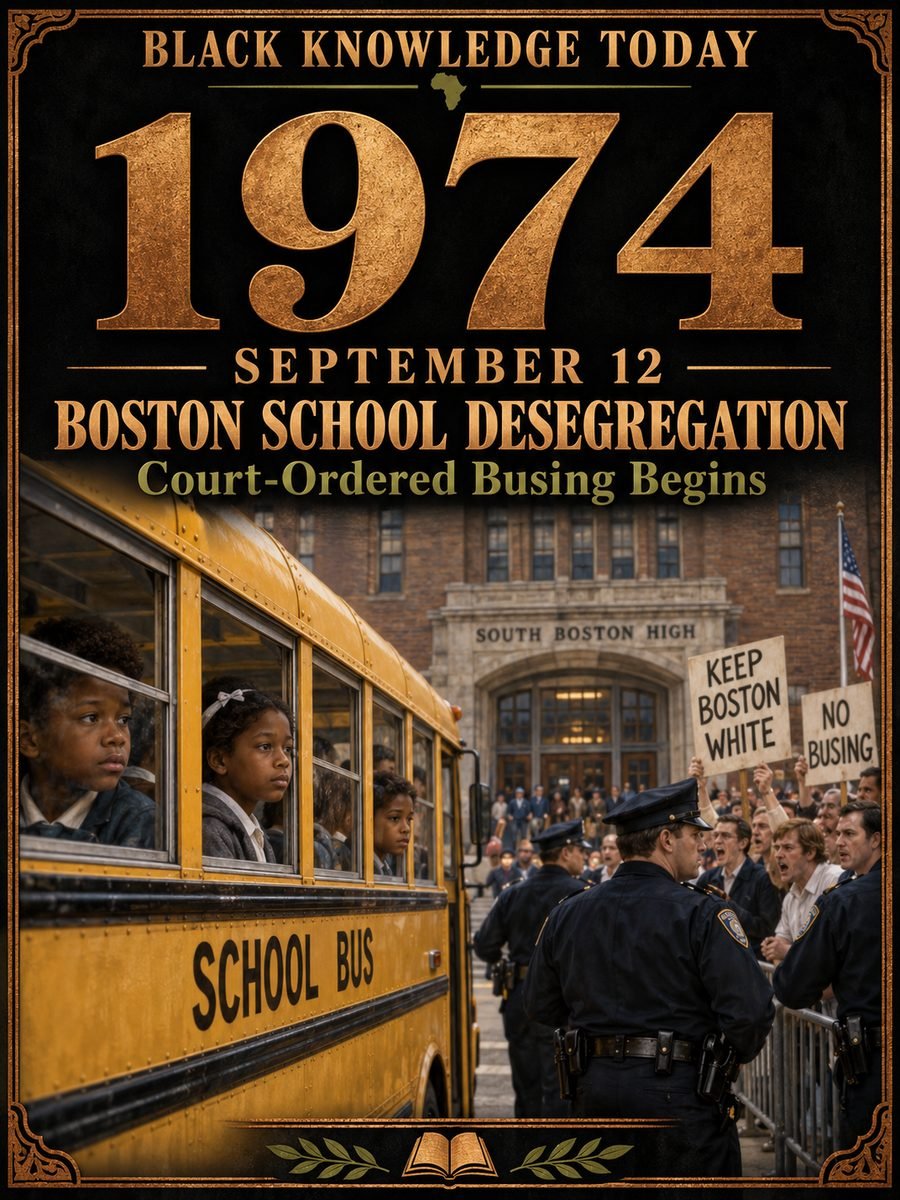 1974 — Boston's busing crisis begins