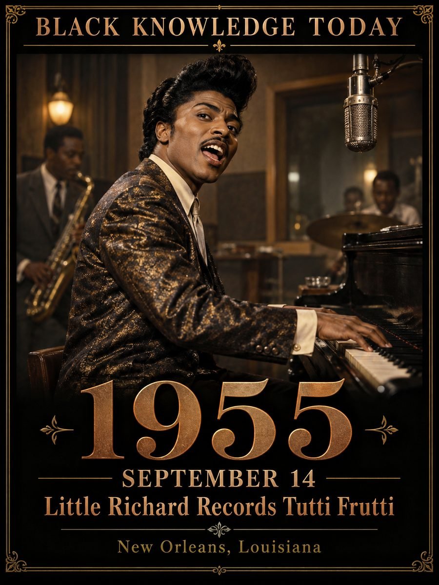 1955 — Little Richard records "Tutti Frutti" in New Orleans