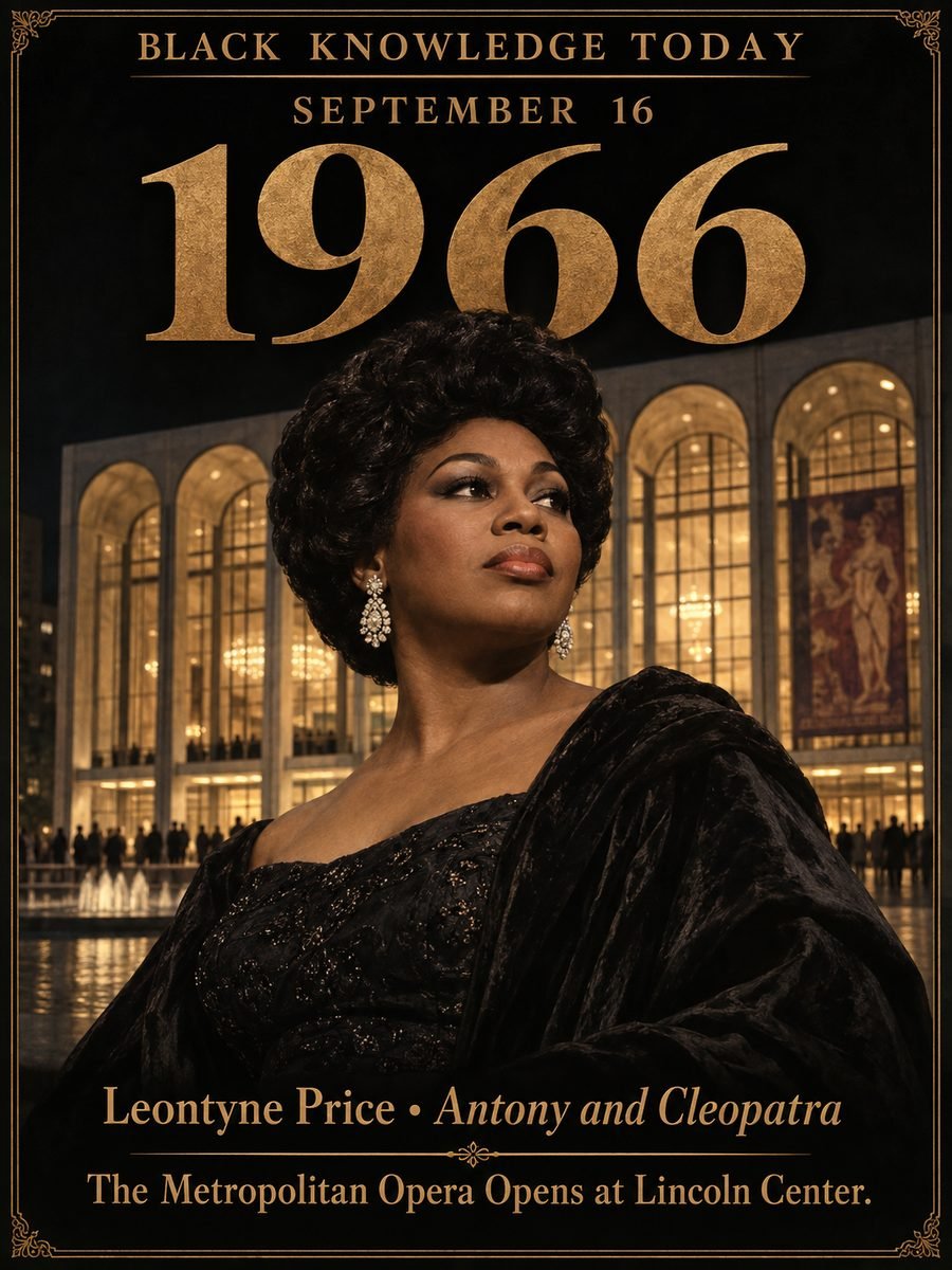 1966 — Leontyne Price opens the new Metropolitan Opera House