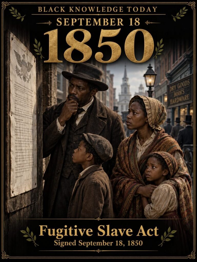 1850 — The Fugitive Slave Act turns the whole nation into slave country