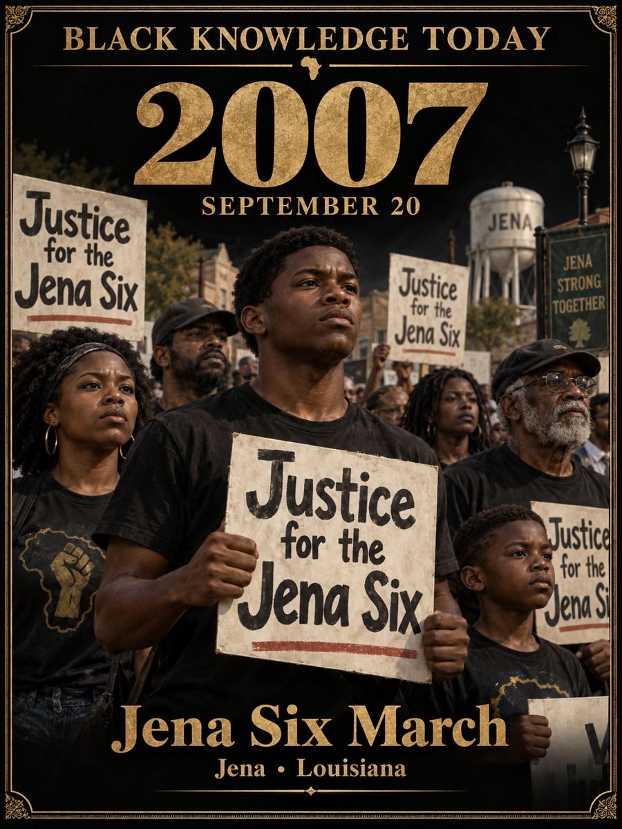 2007 — Tens of thousands march for the Jena Six