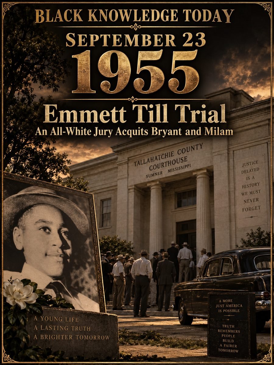 1955 — Emmett Till's murderers are acquitted