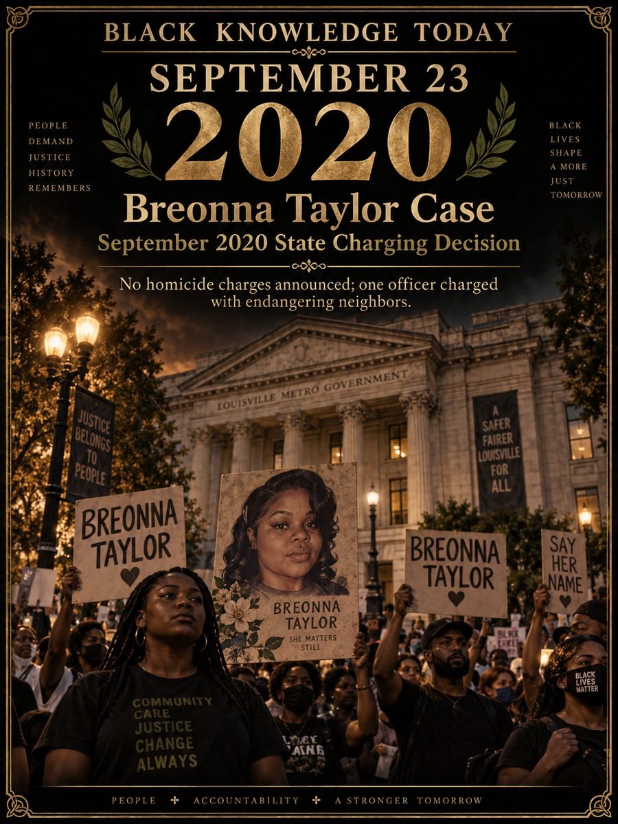 2020 — No officers are charged for killing Breonna Taylor