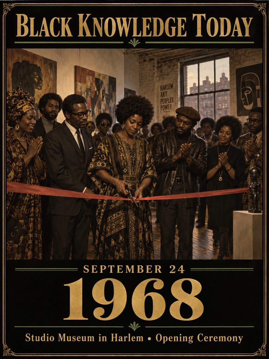 1968 — The Studio Museum in Harlem opens