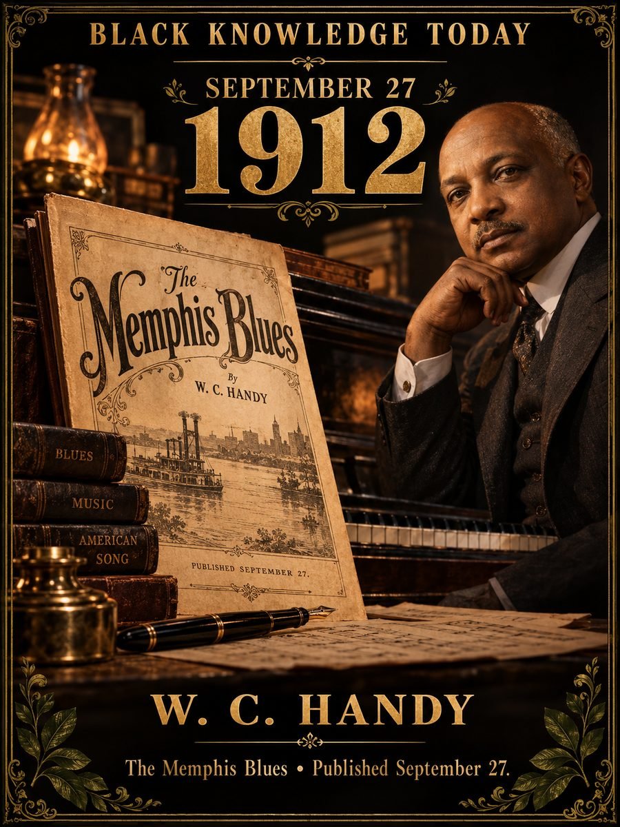 1912 — W. C. Handy publishes "The Memphis Blues"