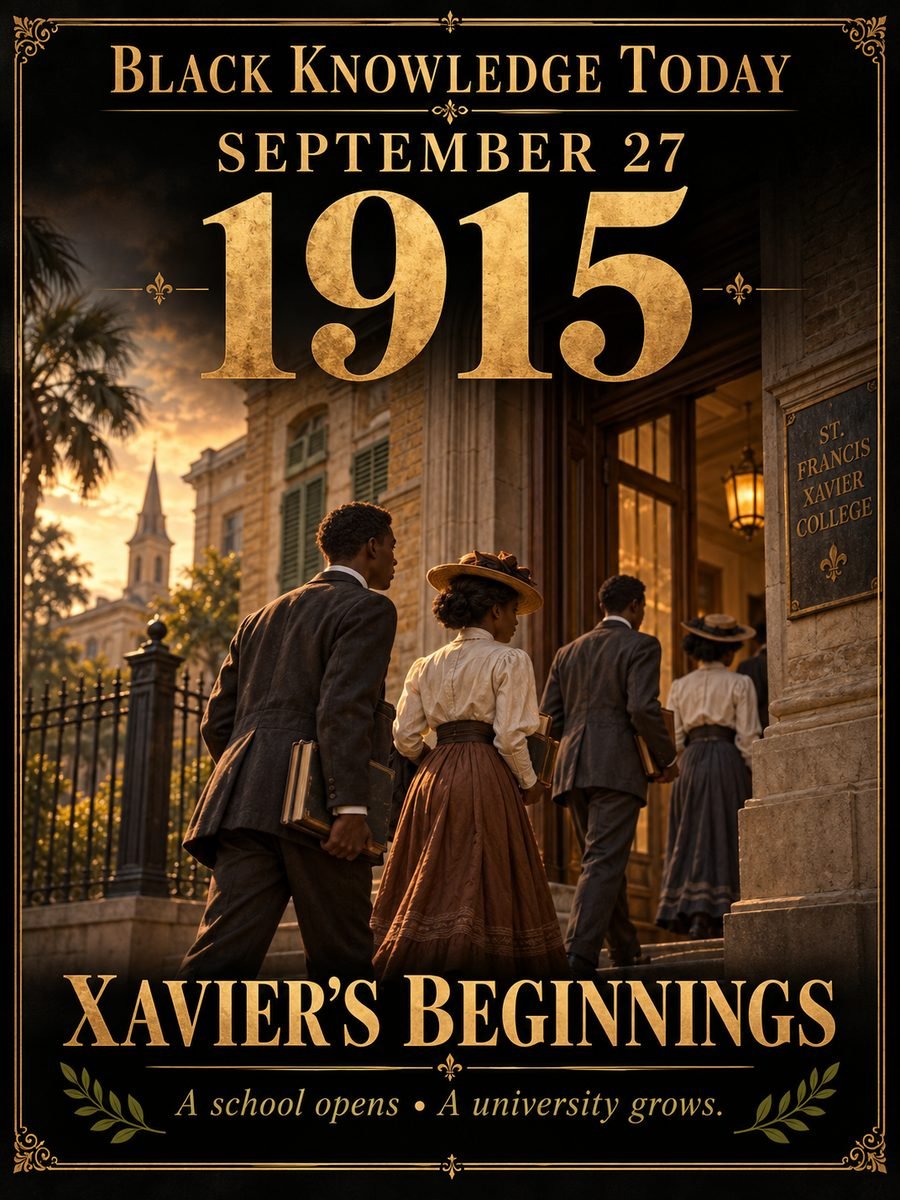 1915 — Xavier University opens in New Orleans