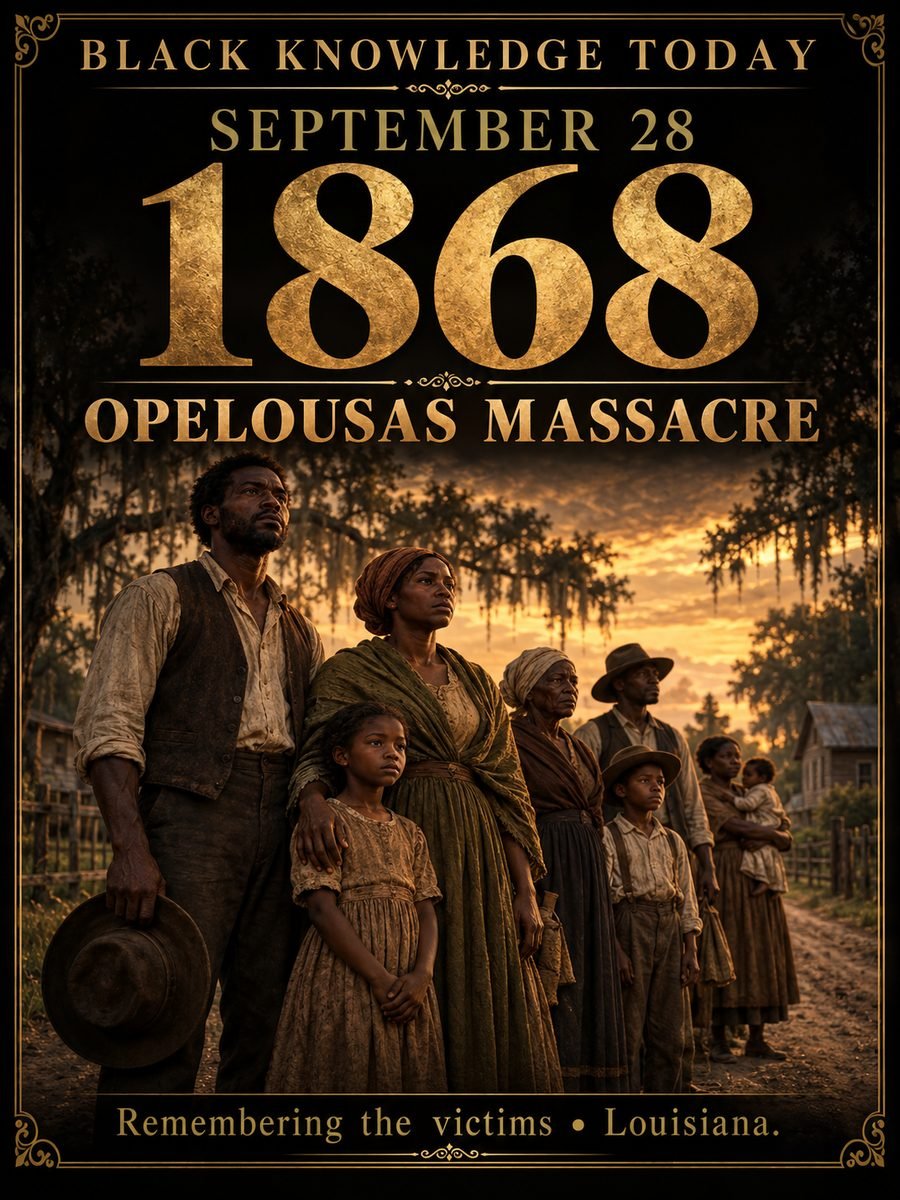 1868 — The Opelousas massacre devastates Black Louisiana