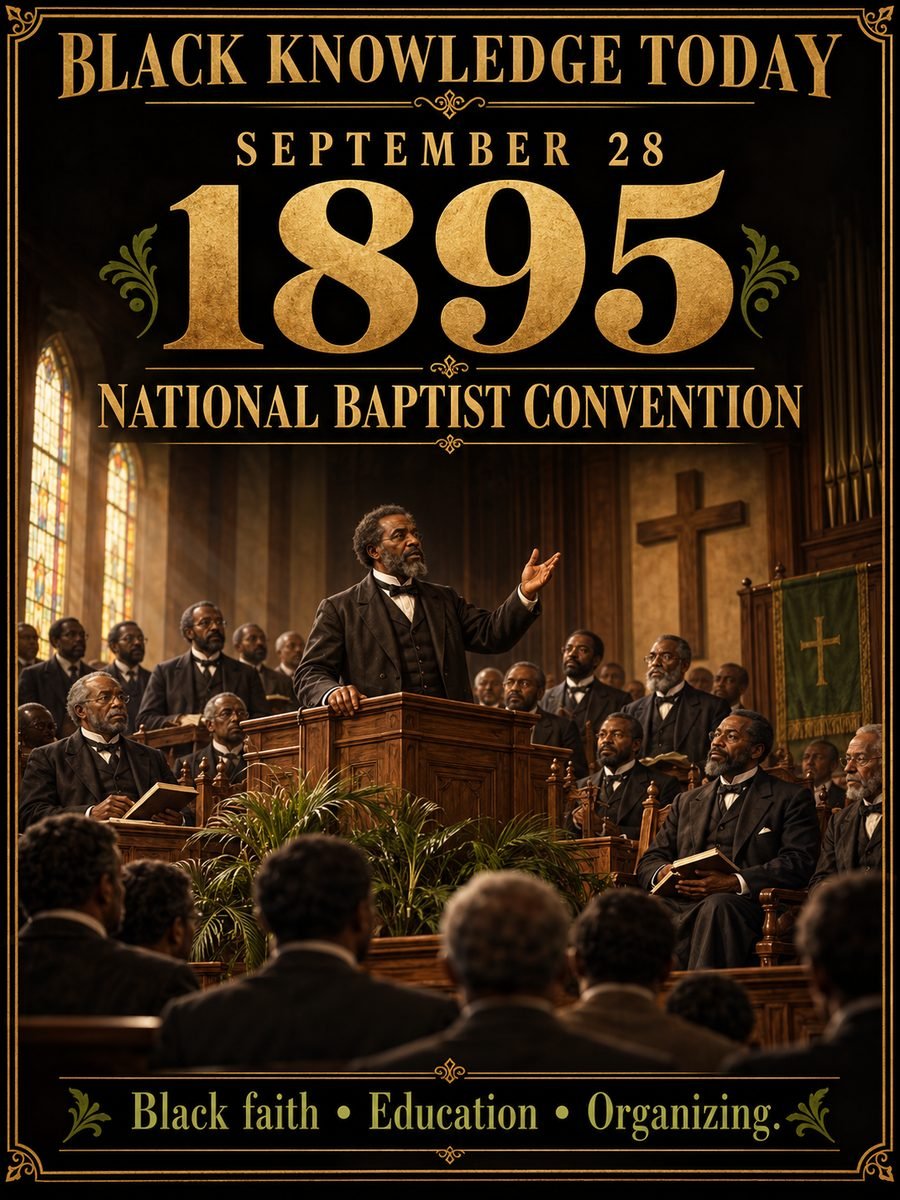 1895 — The National Baptist Convention is organized