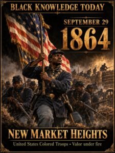 1864 — Black troops storm New Market Heights