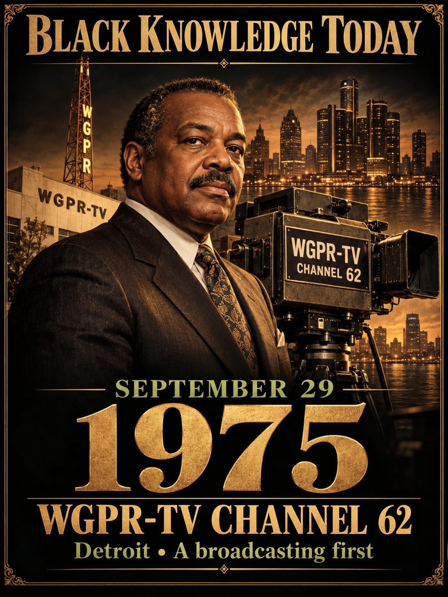 1975 — WGPR-TV becomes the nation's first Black-owned television station