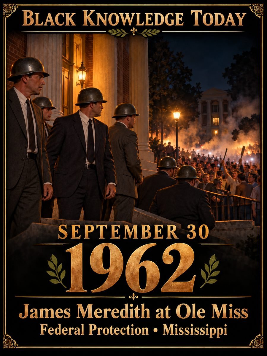 1962 — A segregationist riot engulfs Ole Miss
