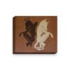 Shadow of Evil — stretched canvas print, 38mm bar with mirror-wrapped edges