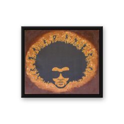 Soul Man — framed canvas print in a black float frame