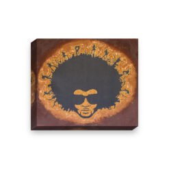 Soul Man — stretched canvas print, 38mm bar with mirror-wrapped edges