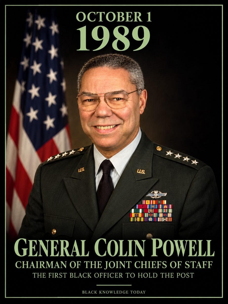 1989 — Colin Powell began serving as Chairman of the Joint Chiefs of Staff