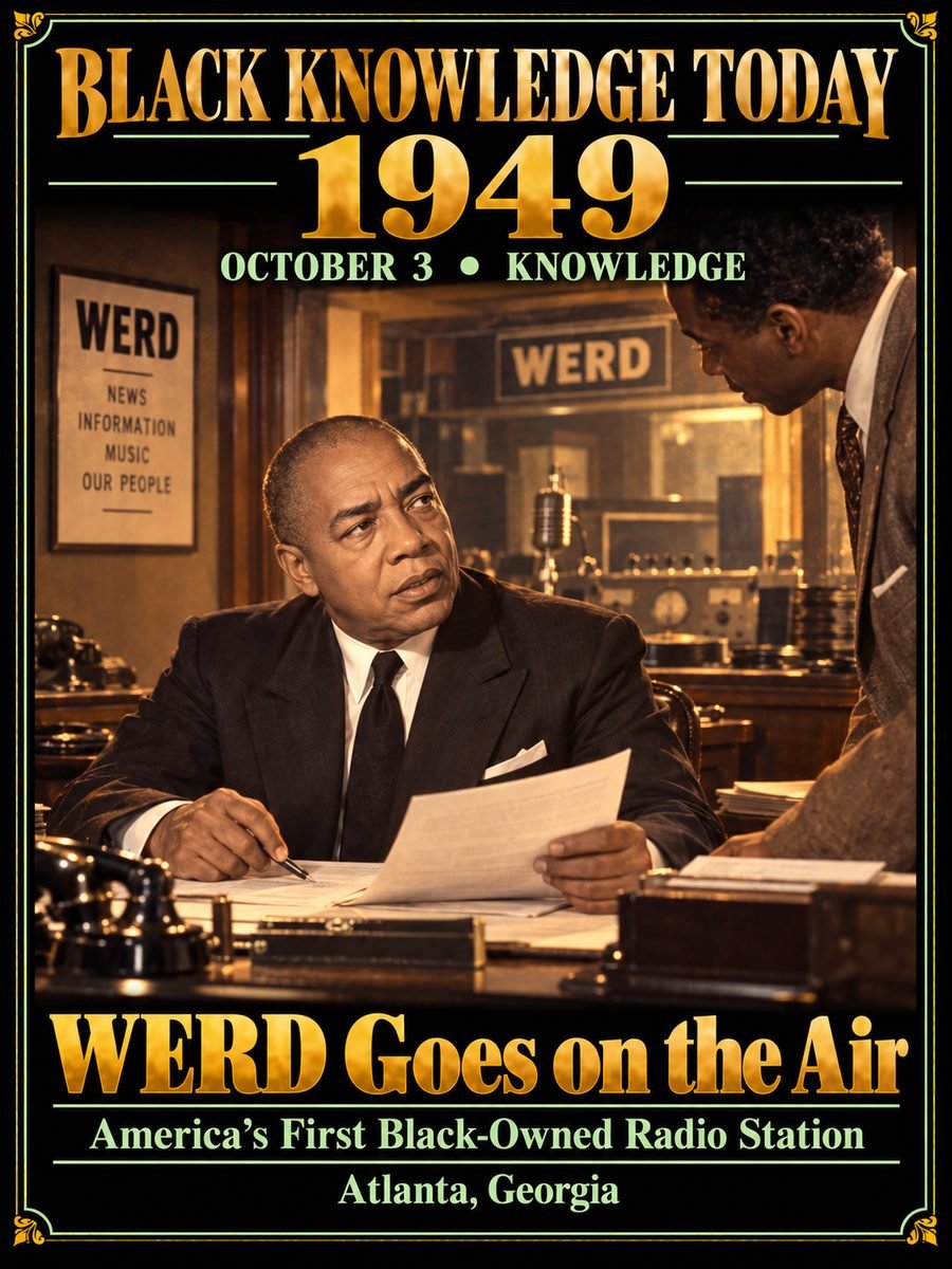 1949 — WERD began broadcasting as the first Black-owned U.S. radio station