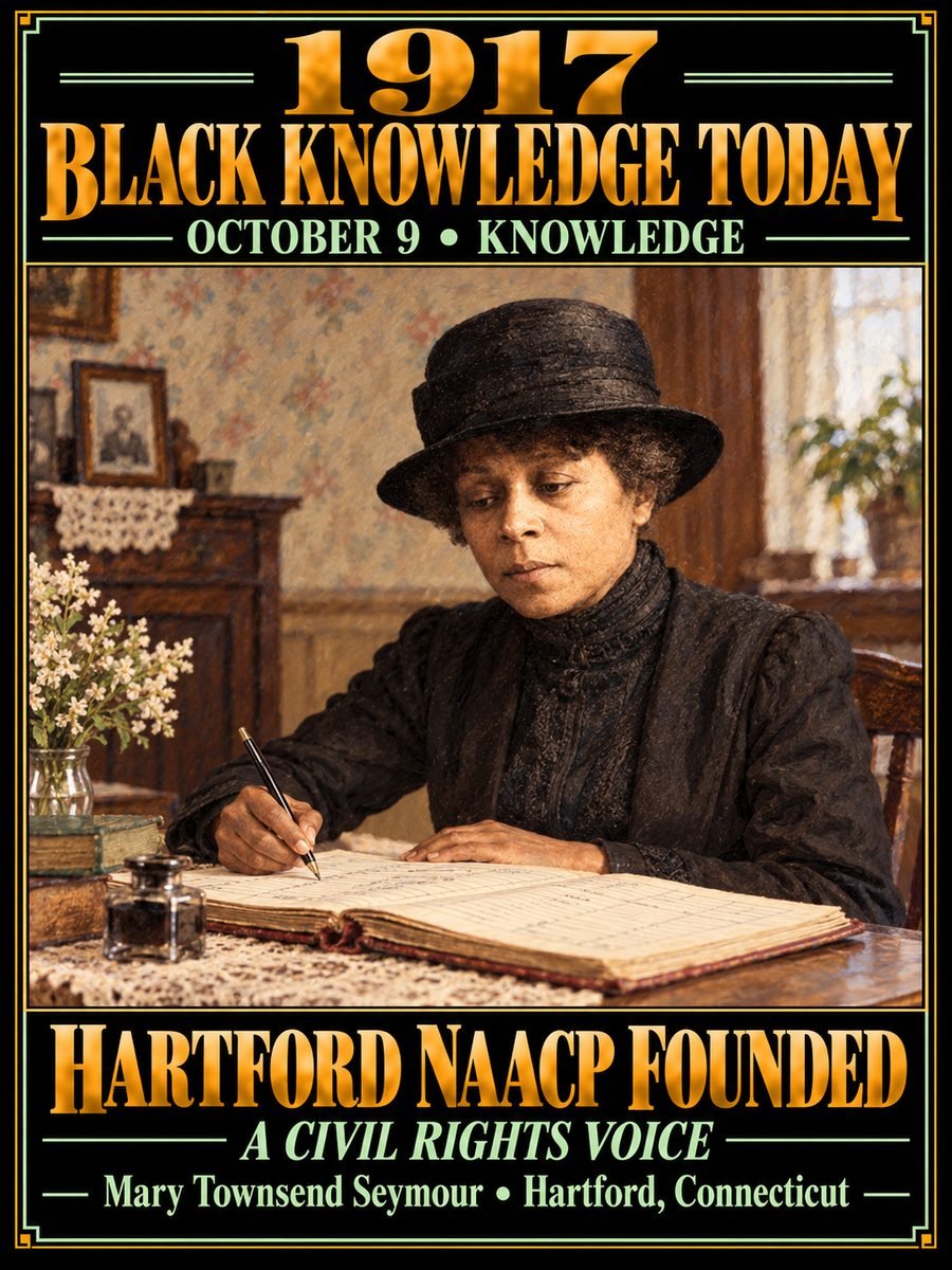 1917 — The Hartford branch of the NAACP was founded