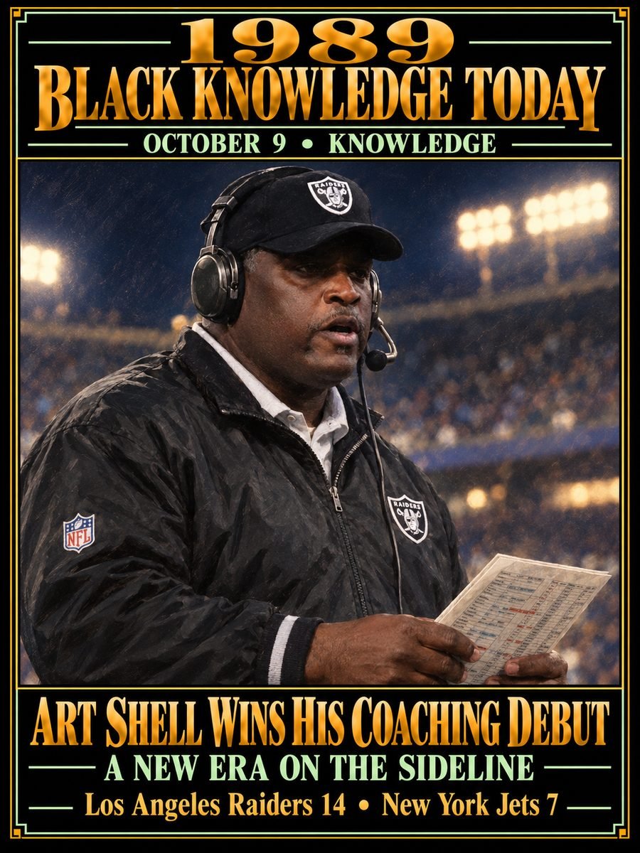 1989 — Art Shell coached his first game as the NFL's first Black head coach of the modern era