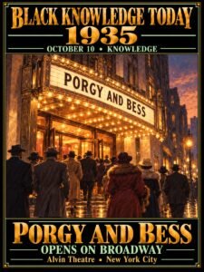 1935 — Porgy and Bess opened on Broadway