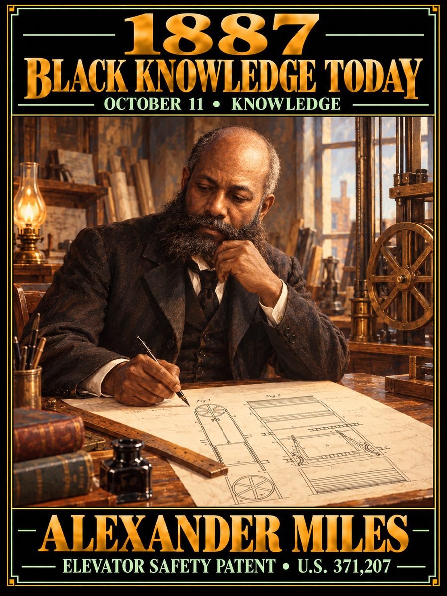 1887 — Alexander Miles received a patent for an automatic elevator-door mechanism
