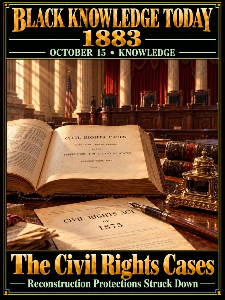 1883 — The Supreme Court struck down the Civil Rights Act of 1875