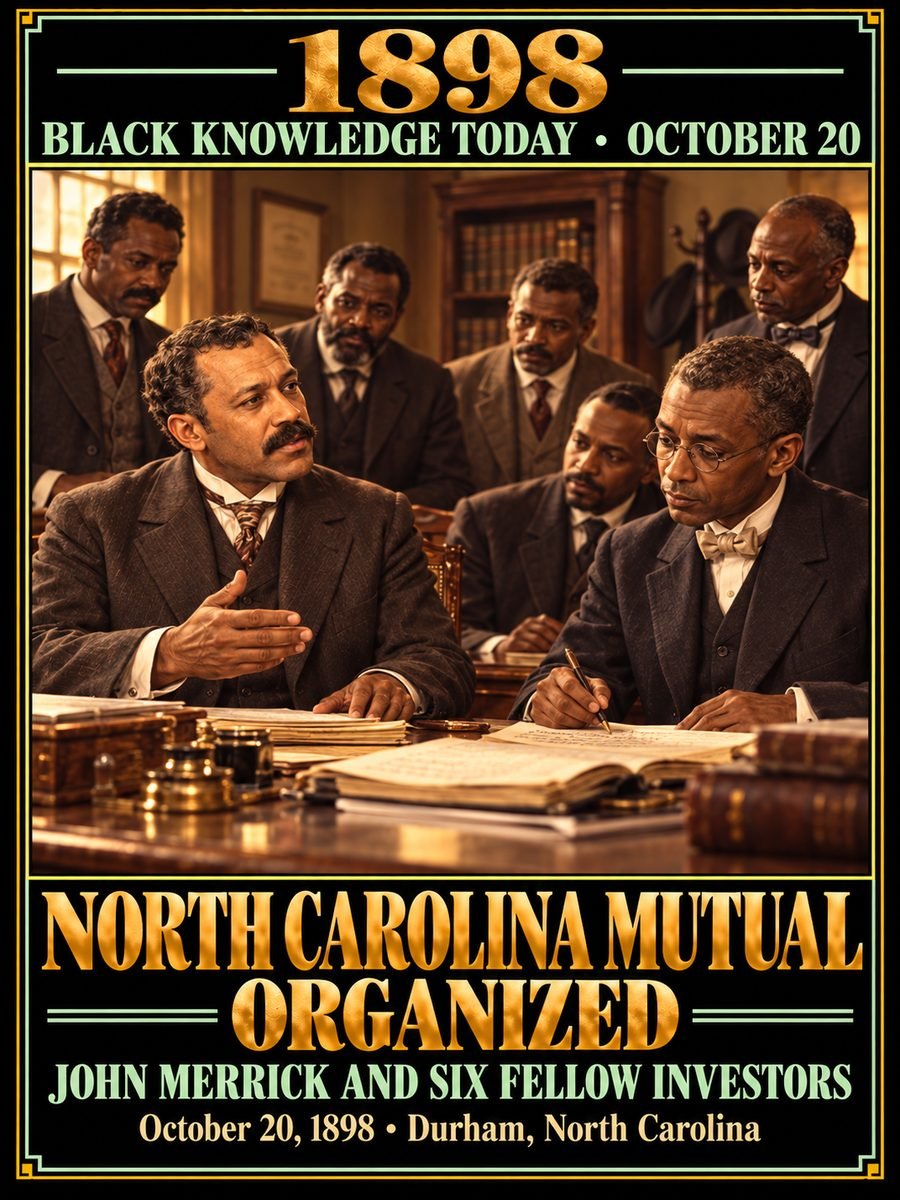 1898 — North Carolina Mutual was organized