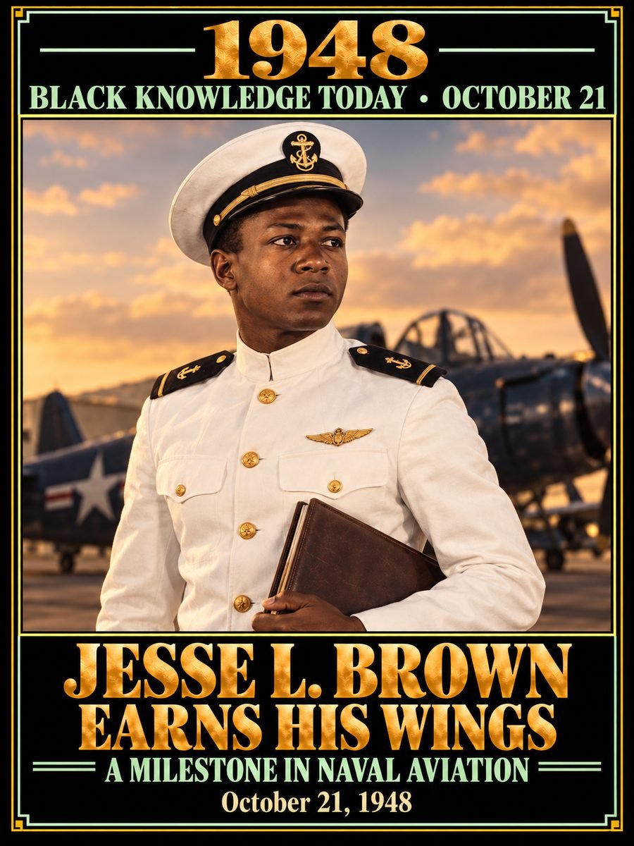 1948 — Jesse L. Brown received his naval aviator designation