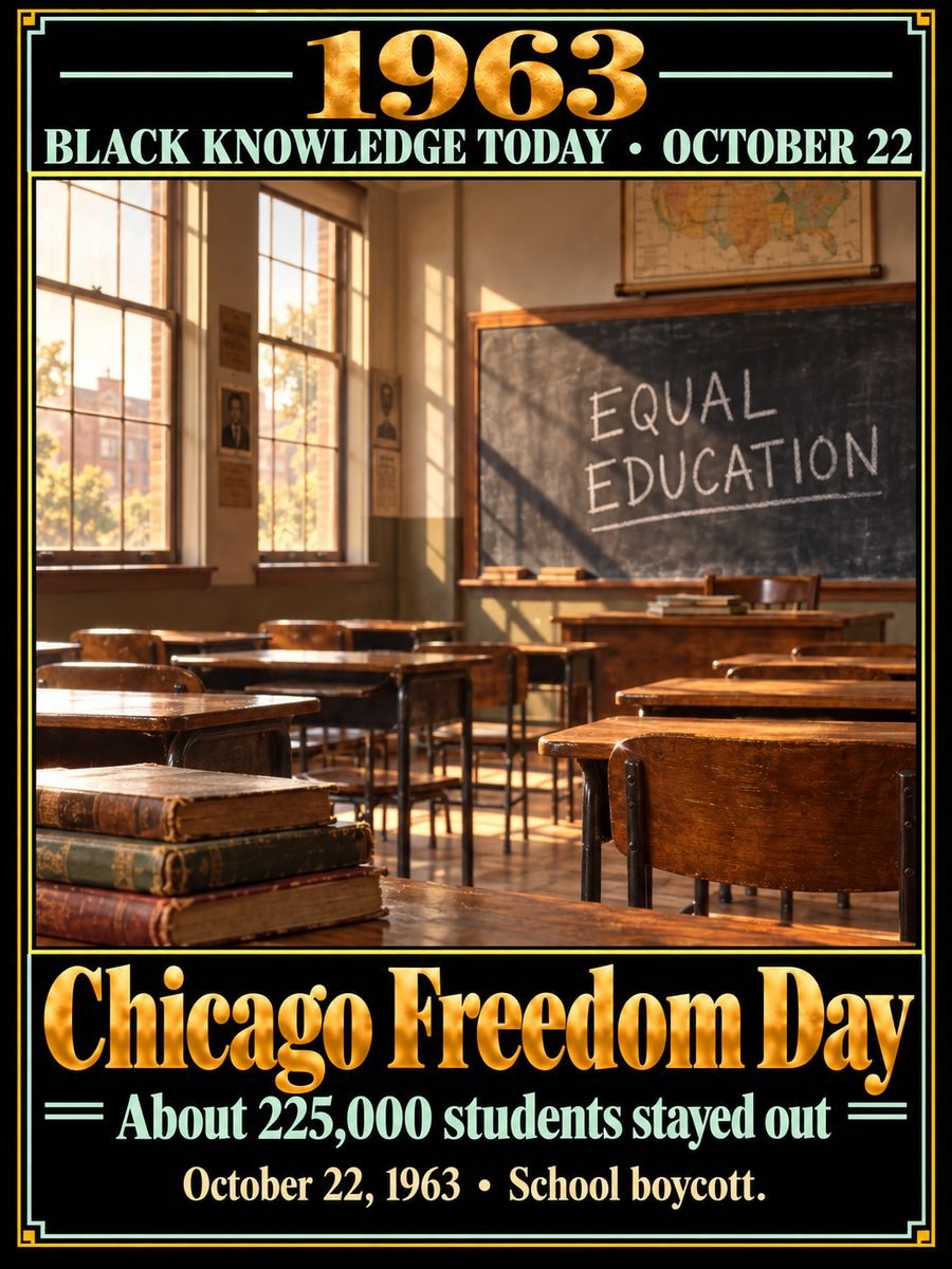 1963 — More than 200,000 students boycotted Chicago public schools on Freedom Day