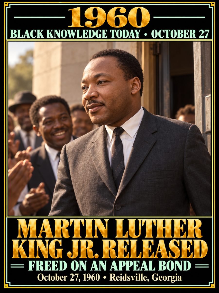 1960 — Martin Luther King Jr. was released from Reidsville State Prison
