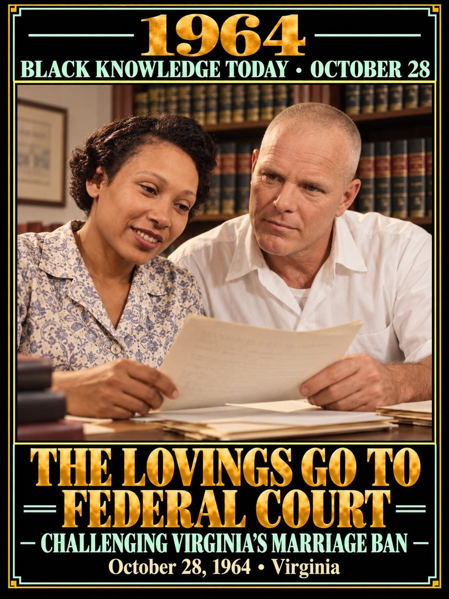 1964 — Mildred and Richard Loving filed a federal class action against Virginia’s ban on interracial marriage