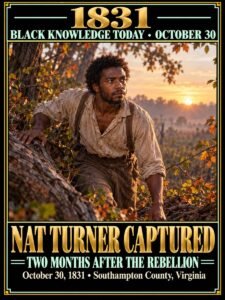 1831 — Nat Turner was captured