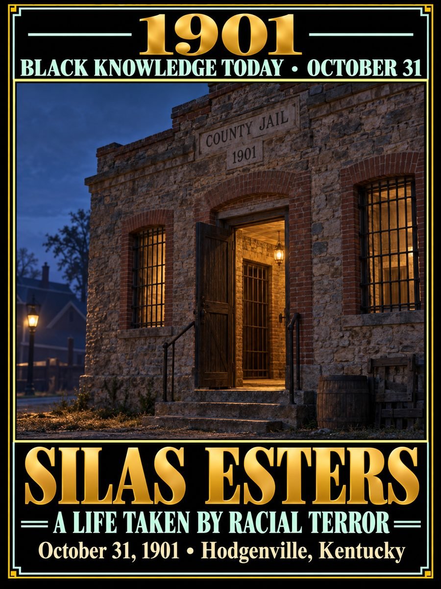 1901 — A white mob lynched Silas Esters in Hodgenville, Kentucky