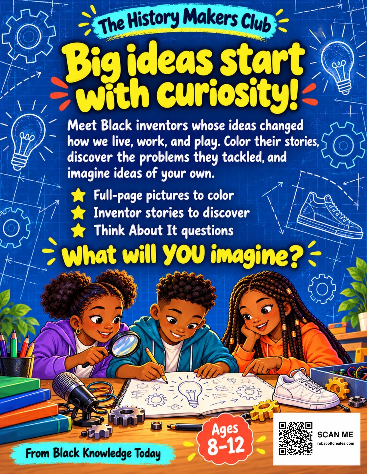 Brilliant Black Inventors Vol 1 back cover