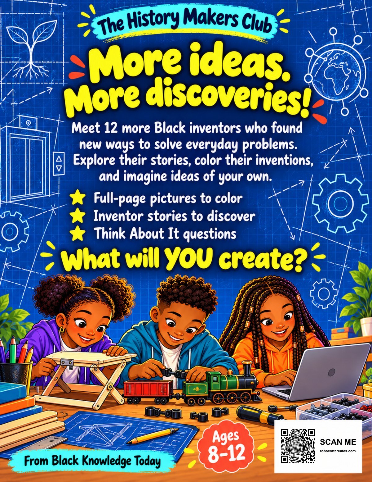 Brilliant Black Inventors Vol 2 back cover